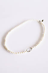 Náhrdelníky - shell perlový náhrdelník - spojenie - 15468306_