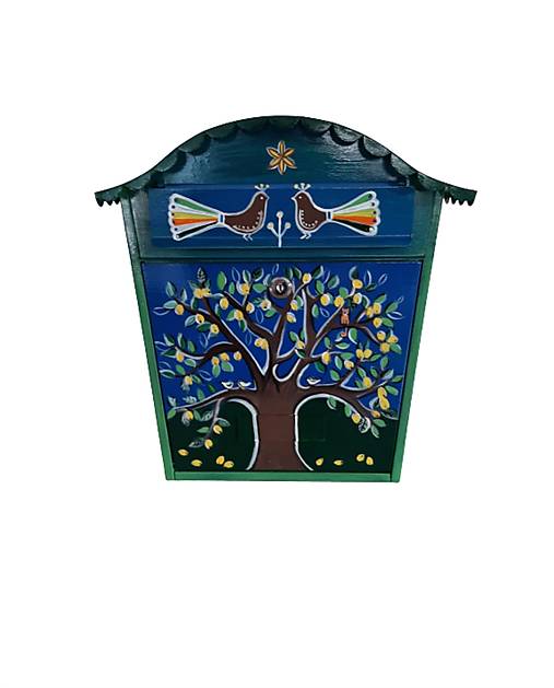 Nádoby - Maľovaná schránka - Citrónovník - 15468578_