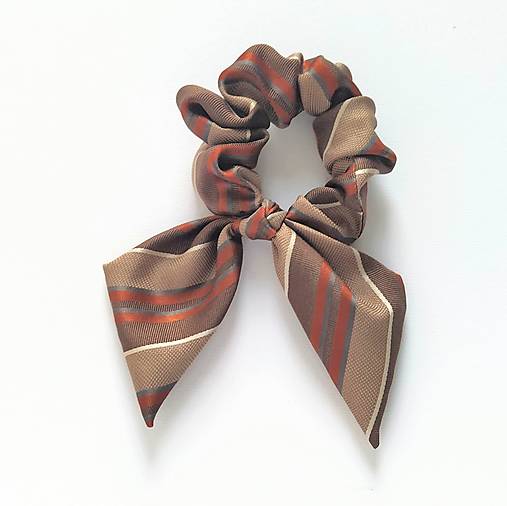 Maxi scrunchie (Hnedá)