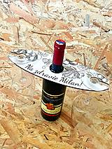 Polotovary - Drevený stojan na vínové poháre s personalizáciou - 15468996_