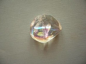 Minerály - Troml. – křišťál aqua-aura 22 mm, č.2 - 15468103_
