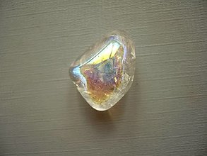 Minerály - Troml. – křišťál aqua-aura 23 mm, č.28 - 15468209_
