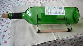 Polotovary - Stojan na fľaše, predovšetkým s vínom - 15471747_
