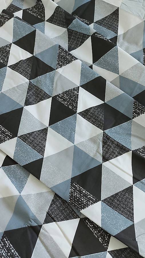 Detský textil - Trojuholníky 50 odtieňov - 15473637_