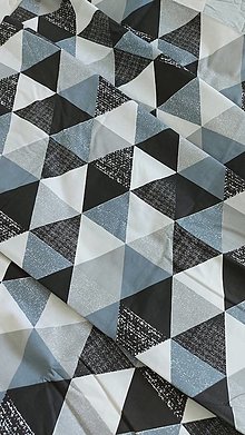 Detský textil - Trojuholníky 50 odtieňov - 15473637_