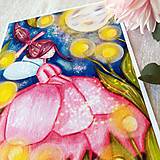 Kresby - Tulipánová víla - reprodukcia ilustrácie na art papieri - 15475403_