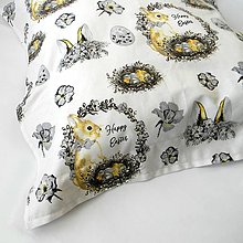 Úžitkový textil - Veľkonočný vankúš šedý 40cmx40cm - 15472979_