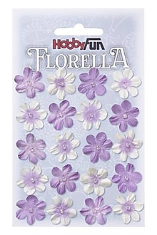 Iný materiál - Papierové kvety Florella 2 cm - 30% ZĽAVA - 15475743_