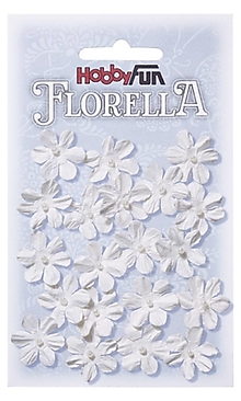 Iný materiál - Papierové kvety Florella 2 cm - 30% ZĽAVA - 15475755_