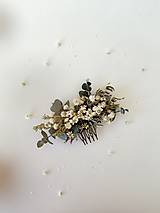 Ozdoby do vlasov - Kvetinový hrebienok "vôňa nových začiatkov" - 15475267_
