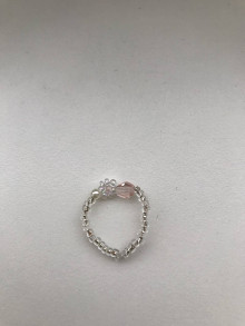 Prstene - Crystal Rings  (Ružová 1) - 15475412_