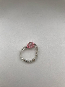 Prstene - Crystal Rings  (Ružová) - 15475415_