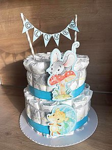 Detské doplnky - Plienková torta -BOY - 15474571_