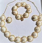 Sady šperkov - svadobný set mušle 2 - 15477600_