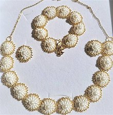 Sady šperkov - svadobný set mušle 2 - 15477600_