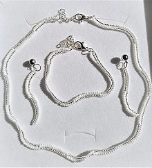 Sady šperkov - svadobný set čiara 1 - 15477604_