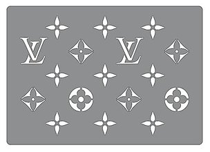 Nástroje - Šablóna "Louis Vuitton"  (297 x 210 mm (veľkosť výrezu LV 40mm)) - 15475968_