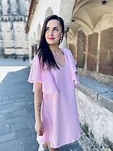 Šaty - Spoločenské šaty na dojčenie – MAMA A DCÉRA –ružové - 15476839_