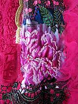 Bundy a kabáty - Ružová dámska bunda M/L z flís /umelej kožušiny - 15478238_