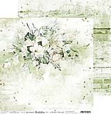 Papier - Scrapbook papier Greenery Invitation 8x8 - 15480246_