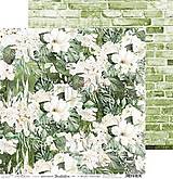 Papier - Scrapbook papier Greenery Invitation 8x8 - 15480253_