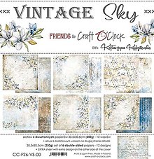 Papier - Scrapbook papier Vintage Sky 12 x 12 - 15479725_