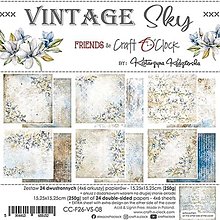 Papier - Scrapbook papier Vintage Sky 6x6 - 15481026_
