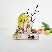 Dekorácie - Jarný domček ,,Voňavá záhrada,, - 15480686_