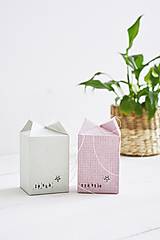Dekorácie - Mini papierová krabička - šťastie/láska - 15480587_