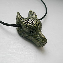 Pánske šperky - Pyritový vlk - 15481046_