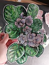 Materiál ručne robený - Ručne maľované a ručne rezané nálepky na okno - Kvety - 15481800_