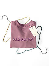 Detské oblečenie - Detská mikina s menom ALŽBETKA - lavender - 15480192_