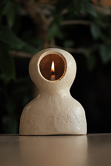 Svietidlá a sviečky - svietnik dospelý vesmírny biely - 15481081_