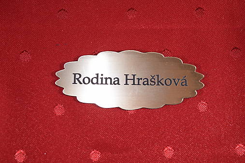 Tabuľky - Štítok, menovka, označenia izieb zlatá 8 - 15479124_