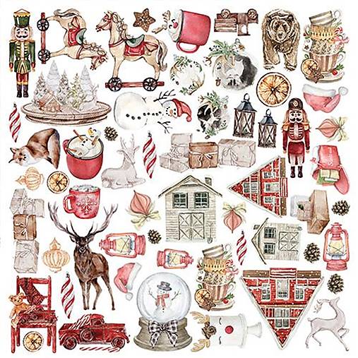  - Scrapbook papier 12x12 The Christmas Time dodatkový - 15484539_