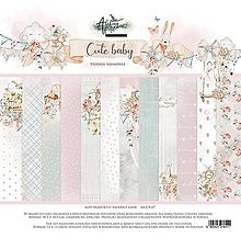 Papier - Scrapbook papier 12x12 Cute baby - 15484911_