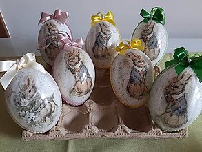 Dekorácie - Veľkonočné vajíčka 10 cm - 15483391_