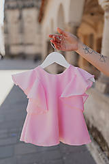 Šaty - Spoločenské šaty na dojčenie – MAMA A DCÉRA –ružové - 15484462_