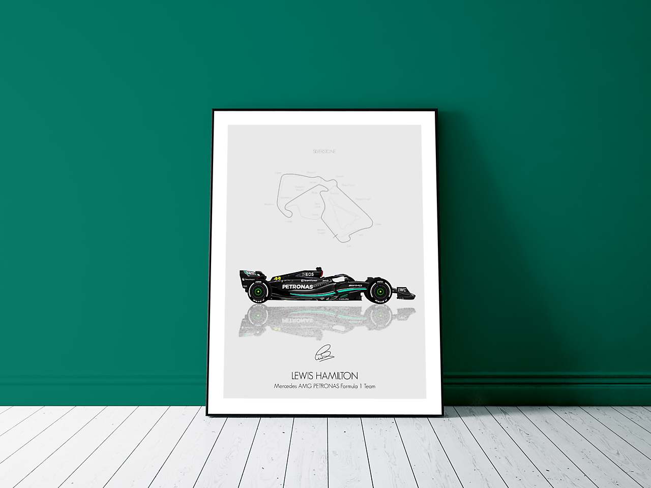 F1 + Okruh | Limitovaná edice (Bílé nebo černé pozadí)