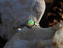 Prstene - ring with opal- rainbow power - 15488373_