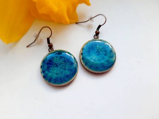 Náušnice - Keramické náušničky - 15486370_