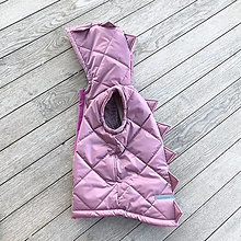 Detské oblečenie - Detská vesta dino - pink - 15486878_