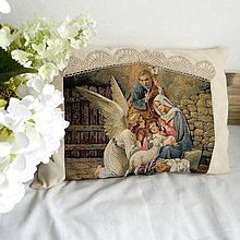 Úžitkový textil - Betlehem - vankúšová návliečka /60cmx44cm/ - 15486926_