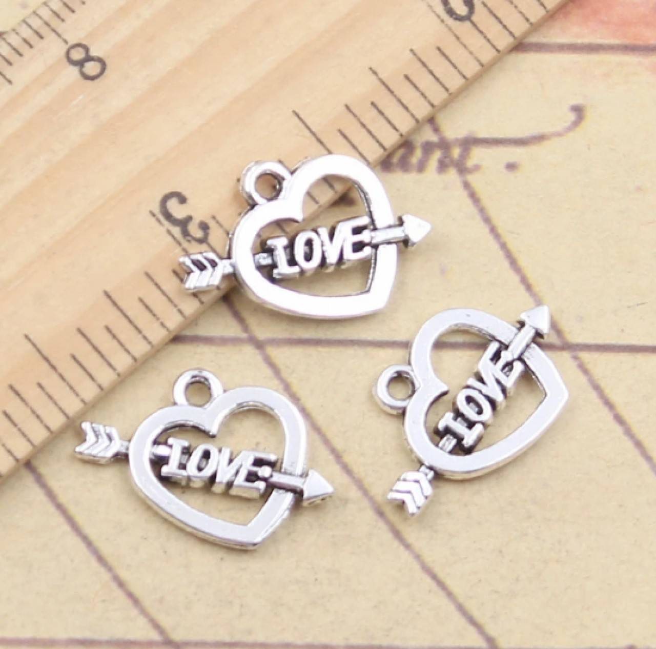 PR102 Prívesok srdiečko 1,4 x 1,6 cm