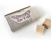 Peňaženky - Peňaženka s priehradkami Motýľ - 15486030_