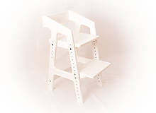 Nábytok - Rastúca stolička MDF - Rastúšik Classic [M] - Biela - 15486823_