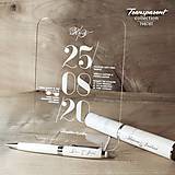 Transparentné svadobné oznámenie 19878T
