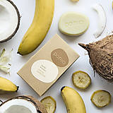 Vlasová kozmetika - Banán & kokos - tuhý kondicionér - 15490265_
