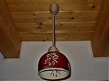Svietidlá - Keramická lampa Jahoda - 15492385_