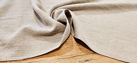 Textil - Ľan -Cena za 10 centimetrov - 15493876_